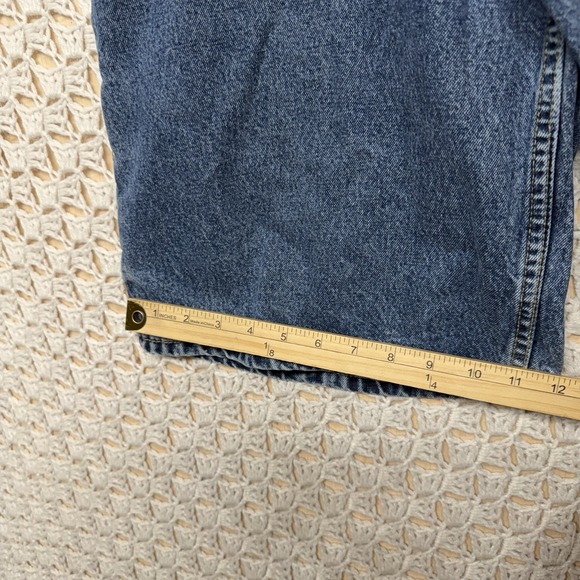 Vintage US Polo Assn Jeans Shorts Mens 38 Blue Denim Baggy Y2K Carpenter Grunge - Picture 6 of 9